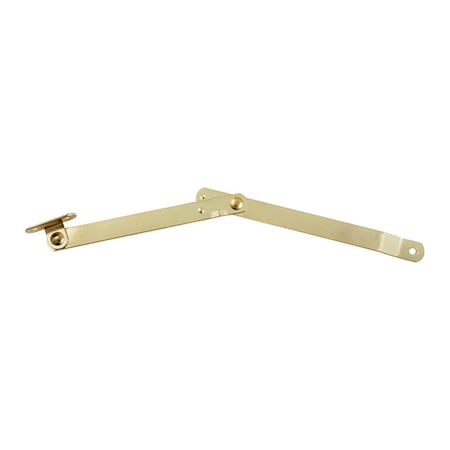 National Hardware National Hardware Brass-Plated Steel Right Hand Folding Support Mount 1.38 in. 9 in. 1 pk N208-629
